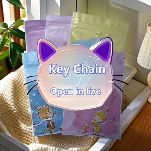 Mobile phone chain key chain lucky bags-Open in live