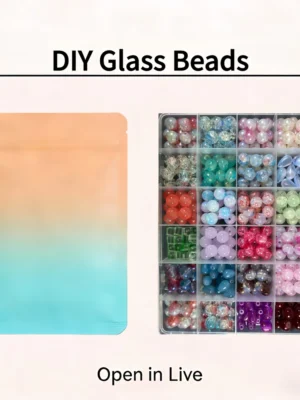 10mm DIY Glass Beads Lucky Bags Has Surprise-Open in Live