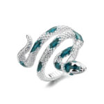 Snake shaped trendy & cool female ring