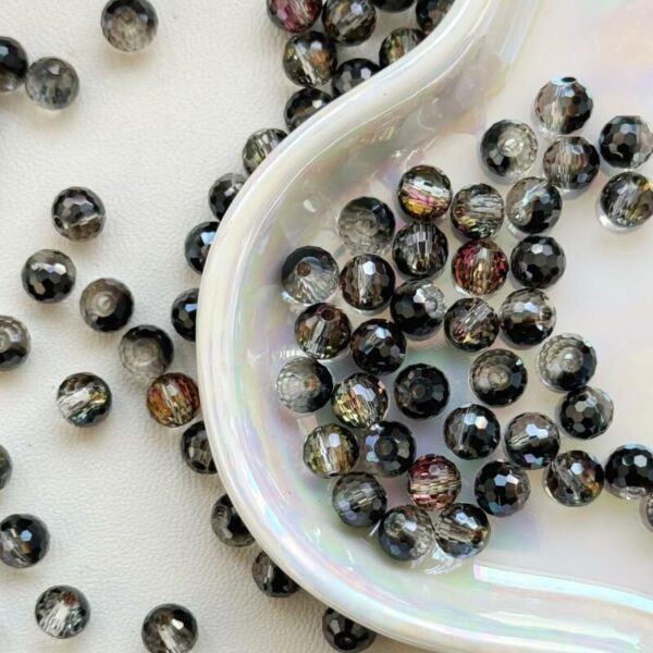 6mm  Disco Ball Crystal Glass DIY Faceted Beads (SJ018)