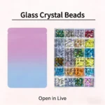 DIY Glass Crystal Beads Lucky Bags Has Surprise-Open in Live