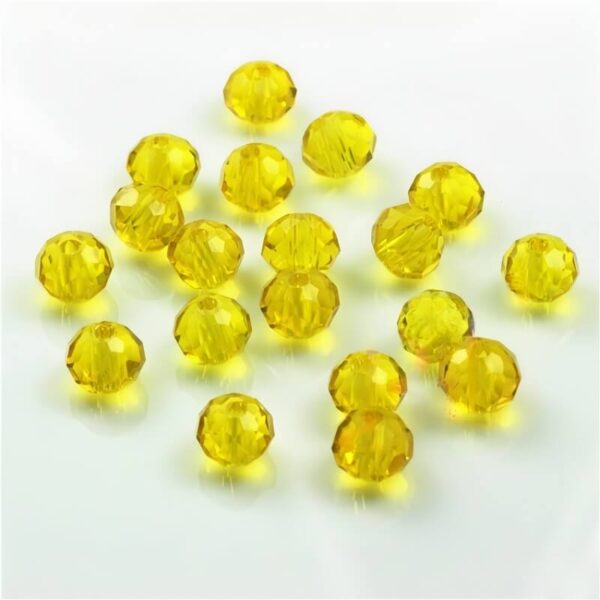 2-3mm flat beads colorful crystal glass beads DIY loose beads