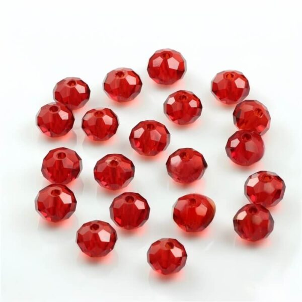 2-3mm flat beads colorful crystal glass beads DIY loose beads