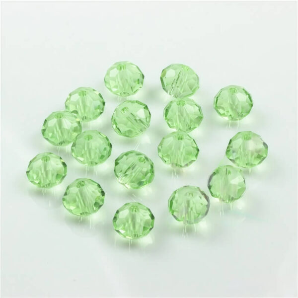 2-3mm flat beads colorful crystal glass beads DIY loose beads