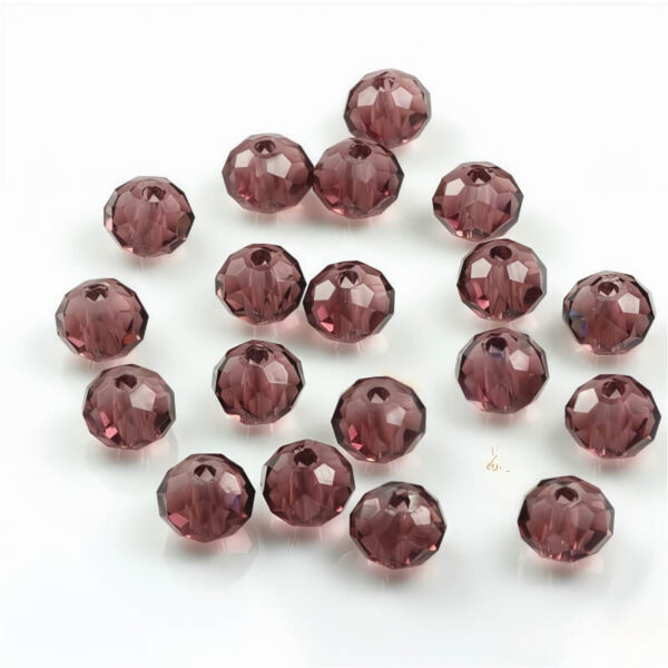 2-3mm flat beads colorful crystal glass beads DIY loose beads