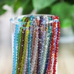 3mm AB crystal glass DIY handmade jewelry scattered flat beads