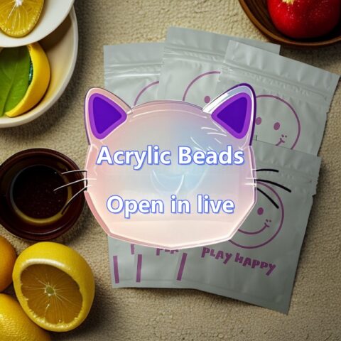 Acrylic Beads Lucky Bags - for Beaded Pen Chain
