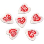 Large Heart Letter Cartoon Print DIY Bead Charm Accessory