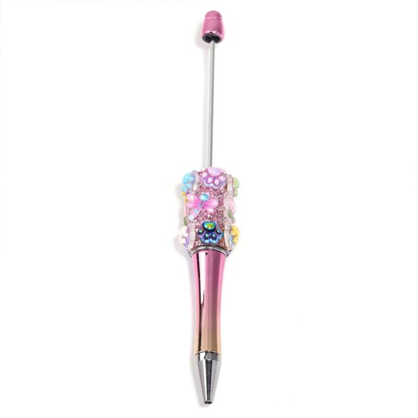 Starry Sky Dragonfly Bead Pen, DIY Beaded Ballpoint Pen