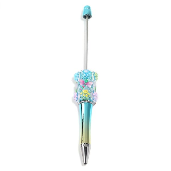 Starry Sky Dragonfly Bead Pen, DIY Beaded Ballpoint Pen