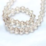 8mm Diamond-Shaped Pointed Crystal Glass Loose Beads