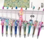 Starry Sky Dragonfly Bead Pen, DIY Beaded Ballpoint Pen