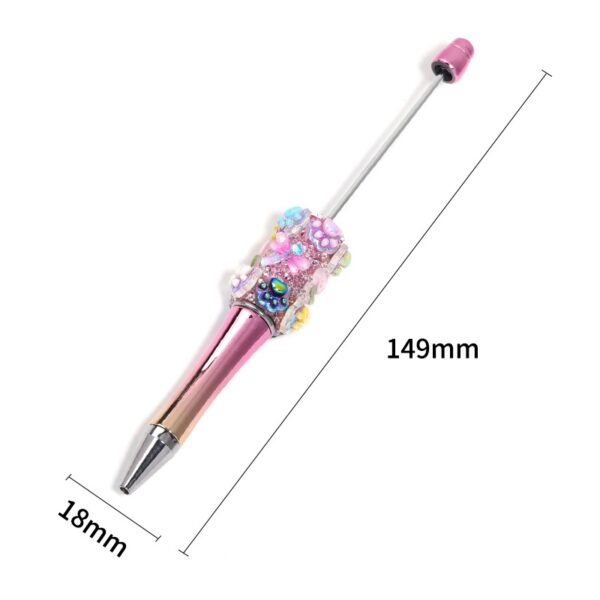 Starry Sky Dragonfly Bead Pen, DIY Beaded Ballpoint Pen