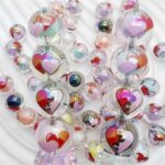 Clear Acrylic Heart Beads - DIY Multipurpose Jewelry