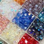 7mm twisted beads crystal glass beads diy jewelry accessories