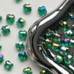 10mm Four-Leaf Clover Crystal Glass Beads for DIY Jewelry