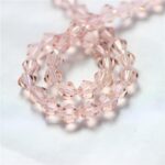 8mm Diamond-Shaped Pointed Crystal Glass Loose Beads