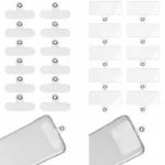 50 PCS PVC Phone Strap Tabs – 2 Styles for Phone Charms & Lanyards