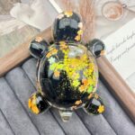 Large Flashing Liquid Sand Turtle Oil-Filled DIY Ornament