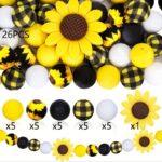 Daisy & Sunflower Silicone Bead Set | Soft Premium Silicone
