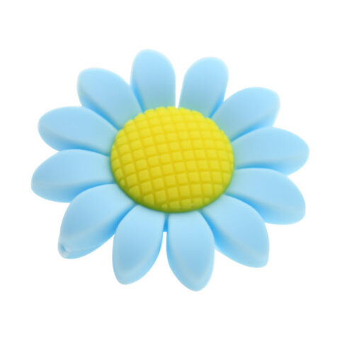Blue petal yellow seed