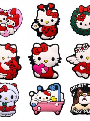 KT Cat Silicone Beads – Soft Cartoon Beads for DIY Jewelry