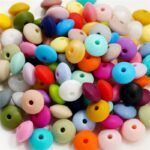 12MM Colorful Silicone Abacus Beads for DIY Jewelry