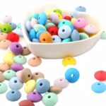 12MM Colorful Silicone Abacus Beads for DIY Jewelry