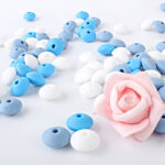 12MM Colorful Silicone Abacus Beads for DIY Jewelry