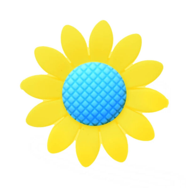 Multicolor Sunflower Silicone Beads – DIY Jewelry Supplies