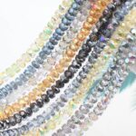 5×8mm Faceted Crystal Rondelle Beads – For Phone Charms