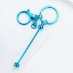 DIY Beaded Keychain – Handmade Metal Key Ring Gift