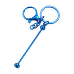 DIY Beaded Keychain – Handmade Metal Key Ring Gift