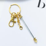 DIY Beaded Keychain – Handmade Metal Key Ring Gift