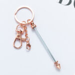 DIY Beaded Keychain – Handmade Metal Key Ring Gift