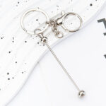 DIY Beaded Keychain – Handmade Metal Key Ring Gift