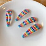 Sparkly Waterdrop Hair Clips – Colorful BB Barrettes