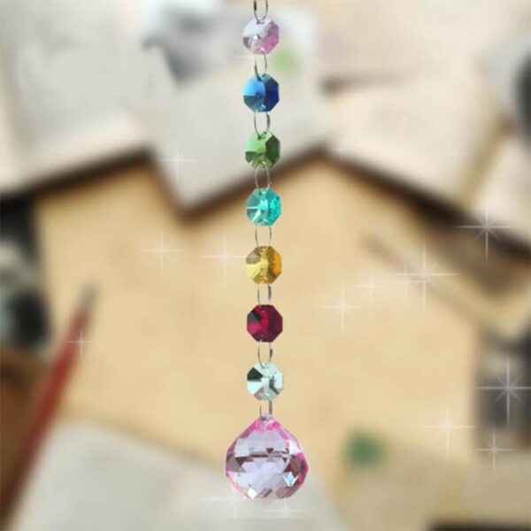 Colorful Crystal Pendants – Octagon & Ball Beads for DIY