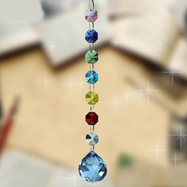 Colorful Crystal Pendants – Octagon & Ball Beads for DIY