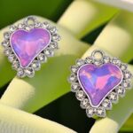 Hollow Mermaid Tail Pendant with Gemstone – DIY Alloy Charm