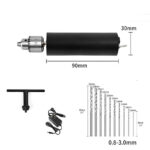 Electric Bead Drill – 0.3–4mm Tool for DIY Jewelry & Pen Drilling