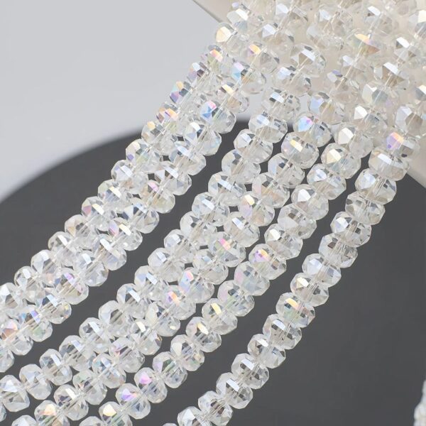 5×8mm Faceted Crystal Rondelle Beads – For Phone Charms