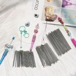 117mm Metal Bead Pen Barrel – Slim Extension Rod for DIY Pen