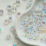 8mm Faceted Crystal Glass Beads – DIY Bracelet Spacer Beads