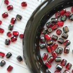 8mm Long Cylinder Crystal Glass Beads – Clear DIY Spacer Beads