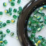 8mm Long Cylinder Crystal Glass Beads – Clear DIY Spacer Beads