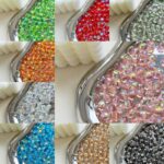 8mm Clear Disco Crystal Glass Beads – DIY Jewelry Making