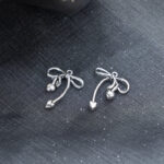 Alloy Hollow Bow Pendant for DIY Necklace & Bracelet