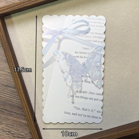 Back card Letter Crystal Butterfly