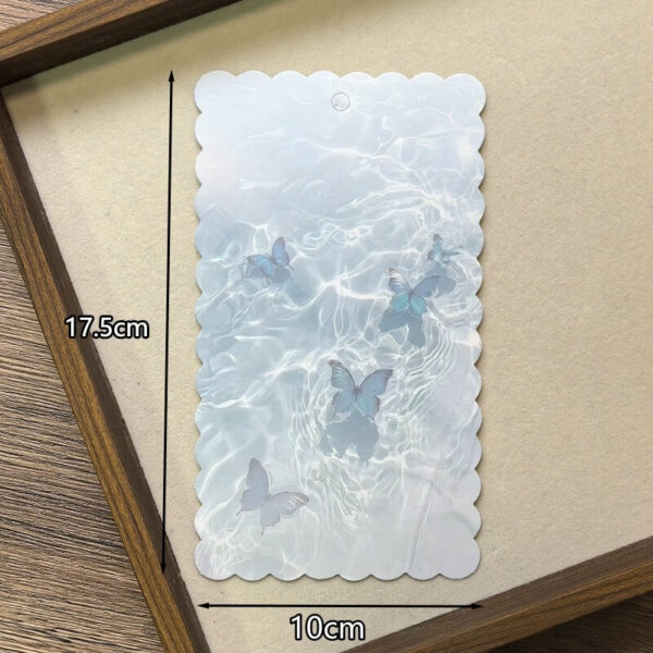 Crystal Butterfly DIY Keychain Backing Card